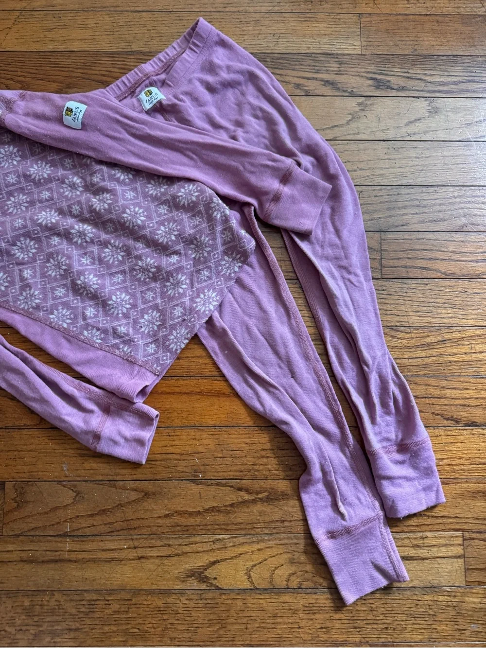 Janus Norway merino wool girls Matching Set